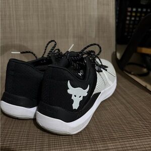 Under Armour Black and White Athletic Shoes